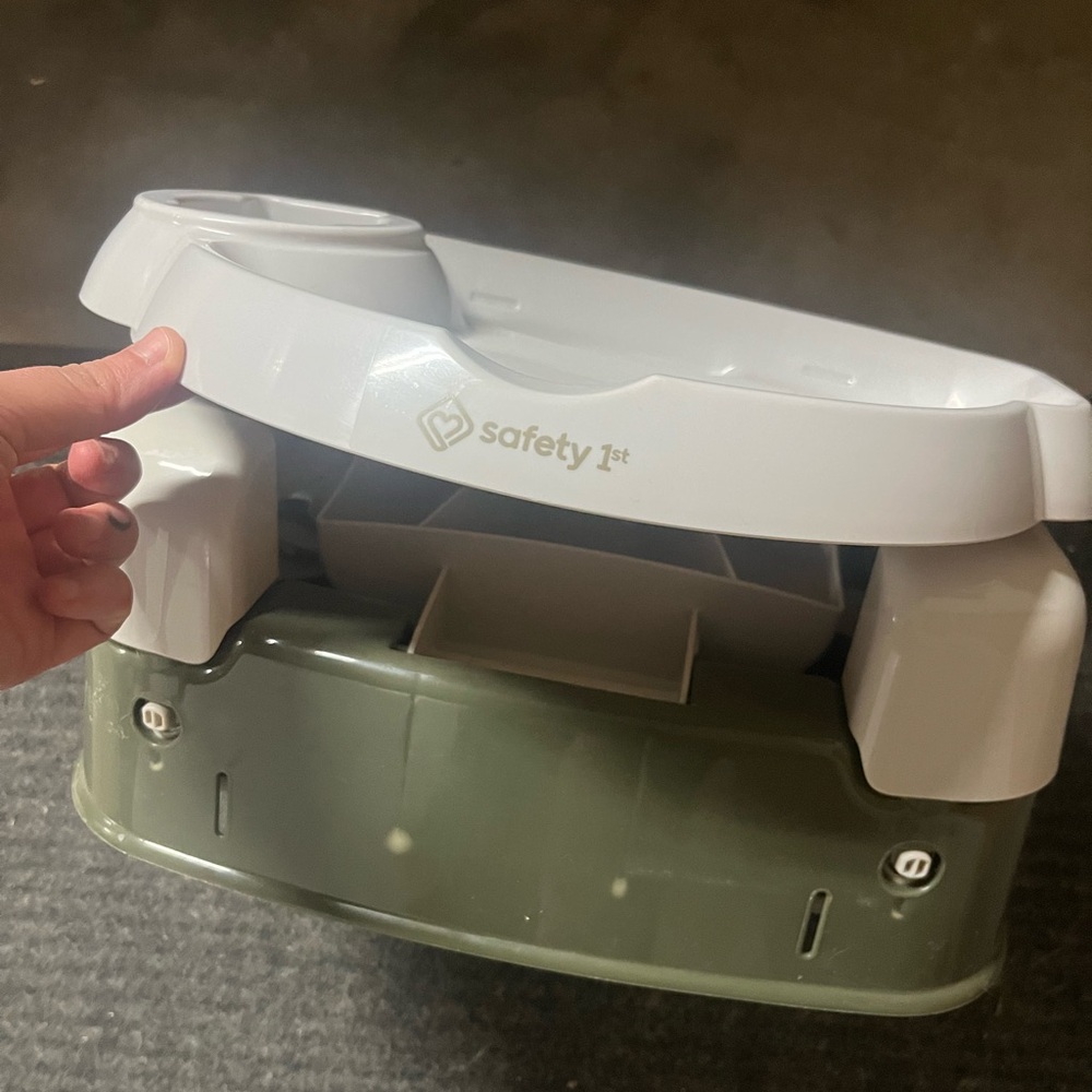 Safety 1st Green and White Booster Seat high chair camping high chair